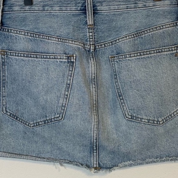 Madewell Rigid Denim Relaxed Mini Skirt in Rosehill Wash Size 26 StyleL371 - Picture 8 of 14